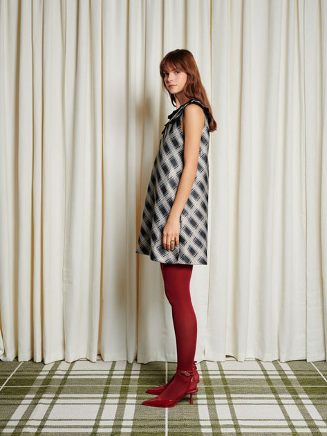 Ghospell Morven Check Mini Dress – Sister Jane