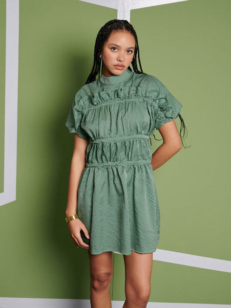 Ghospell Jessica Check Mini Dress – Sister Jane