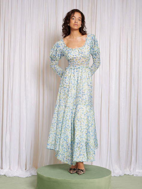 chinese dress ladies Sister Jane Floral Jacquard Bubble Hem Dress