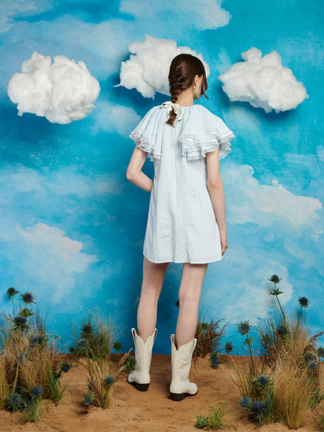 【英国発Sister Jane】Nevada gingham seersucker mini dress Nevada Gingham Mini Dress – Sister Jane