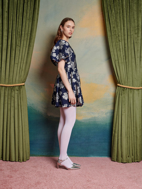 Natalia Floral Jacquard Dress – Sister Jane