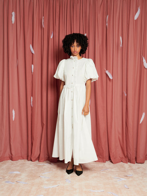 【英国発Sister Jane】Sophia ribbed-knit cloque maxi dress DR2195IVO_2_b3ff6299-8128-43e8