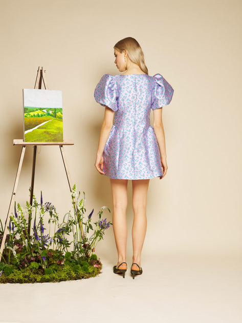 Wisteria Jacquard Mini Dress – Sister Jane