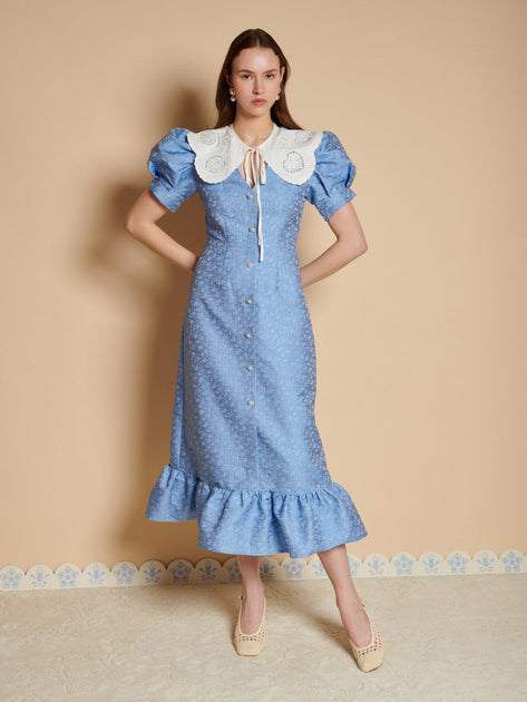 Alice Jacquard Midi Dress – Sister Jane