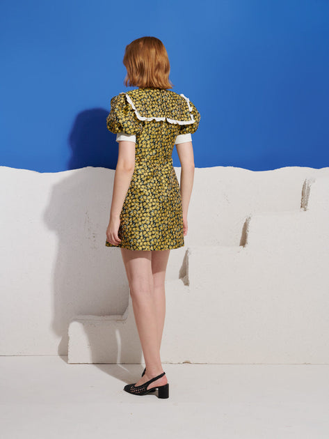 Olive Jacquard Mini Dress – Sister Jane