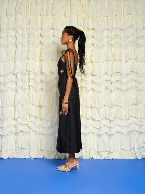 【sister jane】Sol De Noche ビーズ ミディ ドレス DREAM Sol De Noche Beaded Midi Dress – Sister Jane