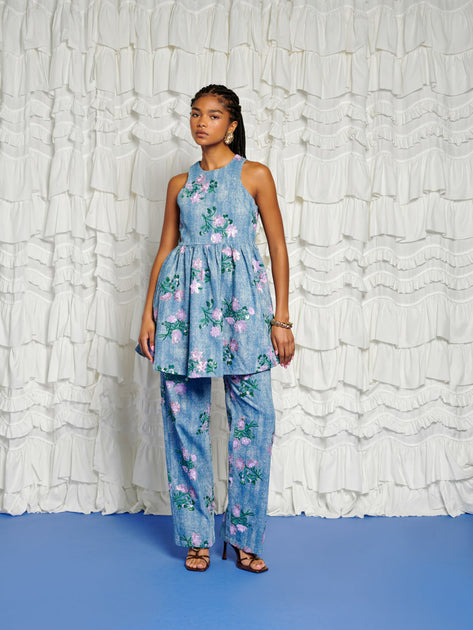 DREAM Azul Embellished Mini Dress – Sister Jane