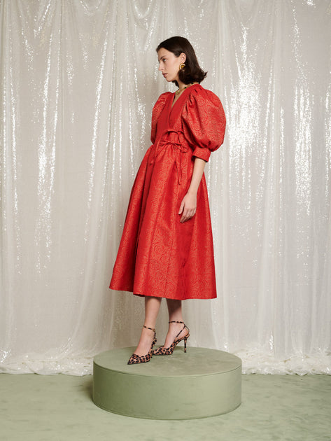 DREAM La Dolce Vita Wrap Midi Dress – Sister Jane