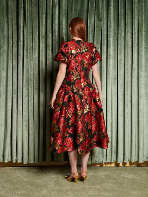 DREAM Illusions Jacquard Midi Dress – Sister Jane
