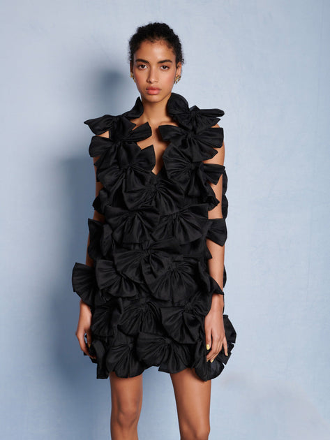 black ball dresses Rococo Black Ball Gown with Lace Bell Sleeves  Baroque Victorian Form   WonderlandByLilian