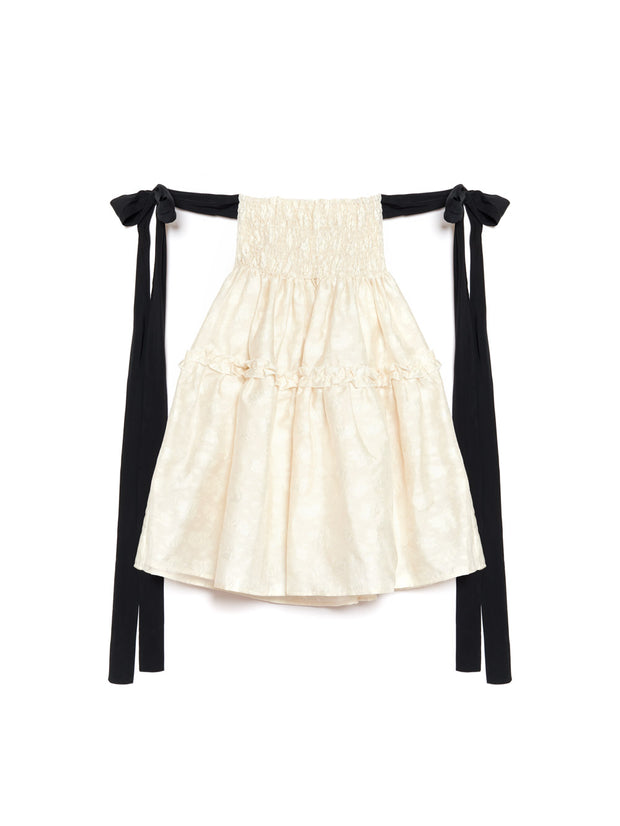 <b>DREAM</b> Chamomile Jacquard Mini Dress