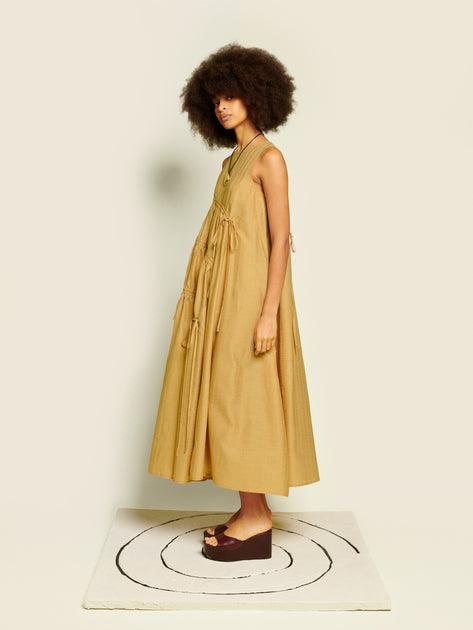 DREAM sister jane/GHOSPELL ワンピース Ghospell Nerissa Ruched Midi Dress – Sister Jane
