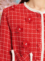 Sweet Cherry Tweed Jacket
