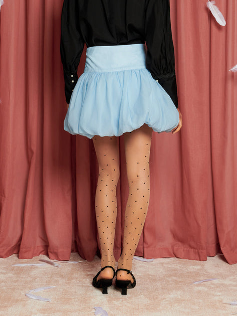 スカート herlipto Bubble Mini Skirt Bubble Cotton Mini Skirt