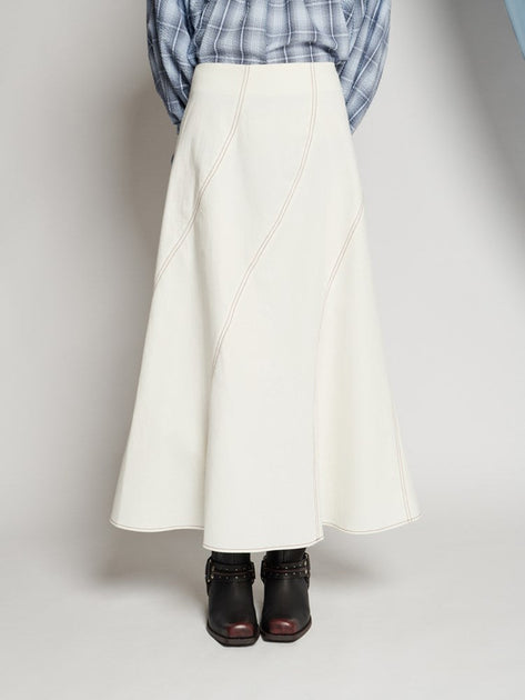 GHOSPELL タイトスカート Harper Frayed Midi Skirt Ghospell Meredith Midi Skirt – Sister Jane