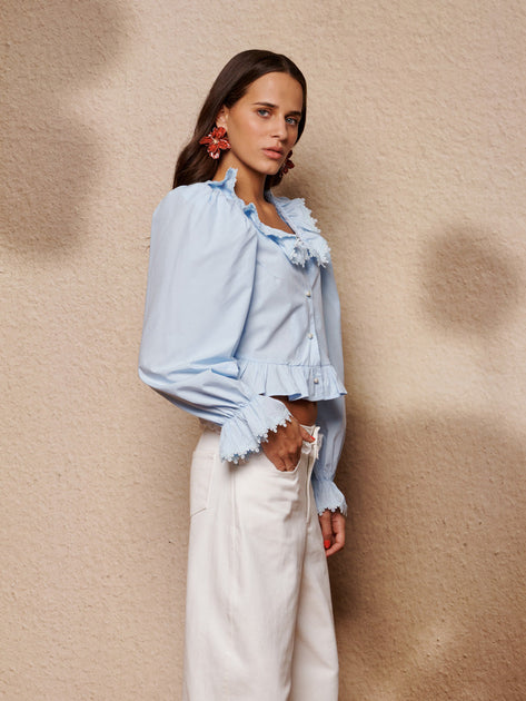 Veil Ruffle Top – Sister Jane