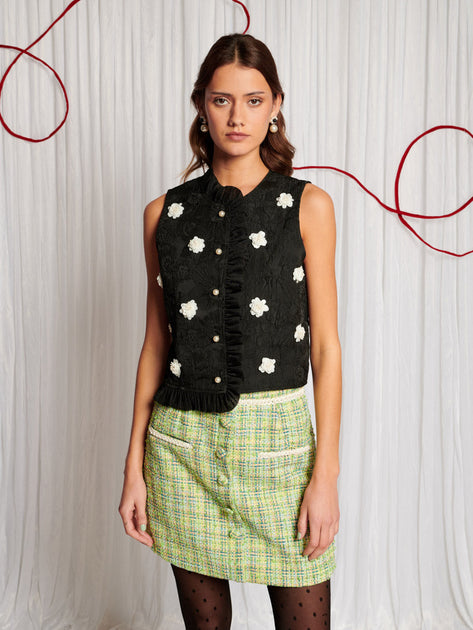 【新品未使用】Sister Jane Marble Tweed Top DREAM Plume Jacquard Top – Sister Jane