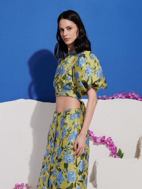 DREAM Seagrass Jacquard Top – Sister Jane