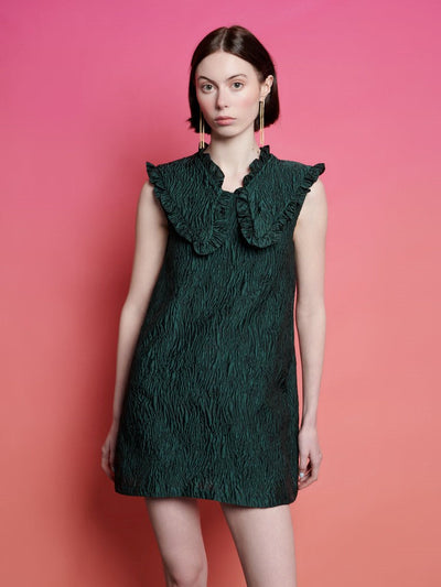 <b>Ghospell</b> Alma Jacquard Mini Dress