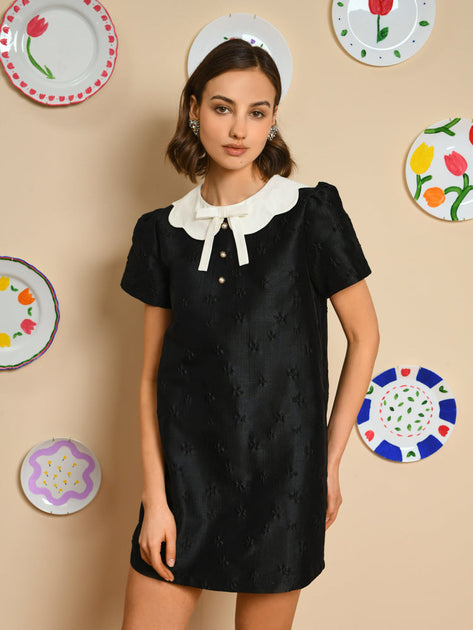 Marian Jacquard Mini Dress – Sister Jane