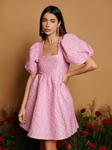 DREAM Cassie Jacquard Mini Dress – Sister Jane