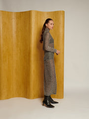 <b>Ghospell</b> Jemima Stretch Midi Dress
