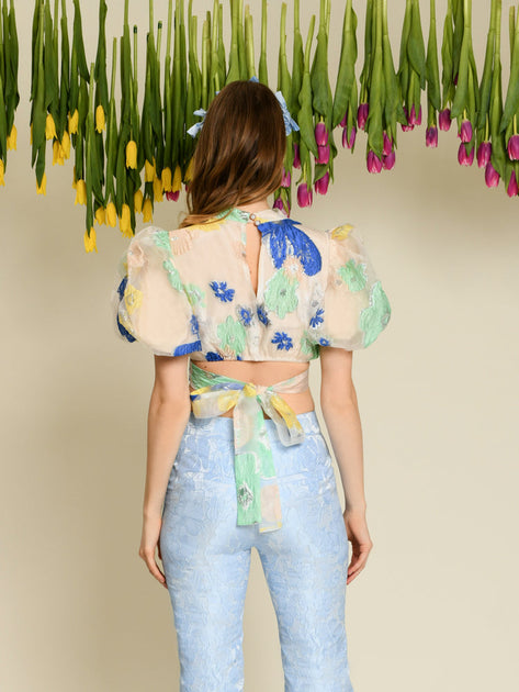 DREAM Fenna Floral Organza Top – Sister Jane