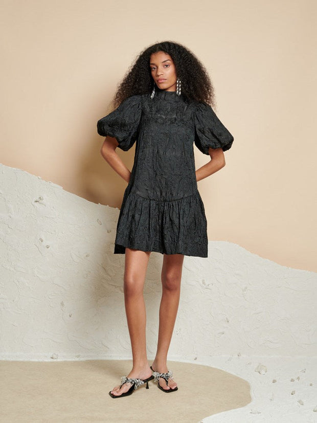 <b> Ghospell </b> Salome Jacquard Mini Dress