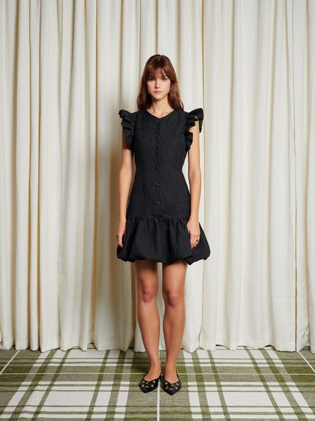 <b> Ghospell </b> Blair Jacquard Mini Dress