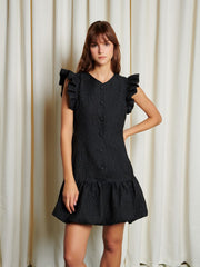 <b> Ghospell </b> Blair Jacquard Mini Dress