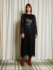 <b> Ghospell </b> Berkley Sequin Midi Dress