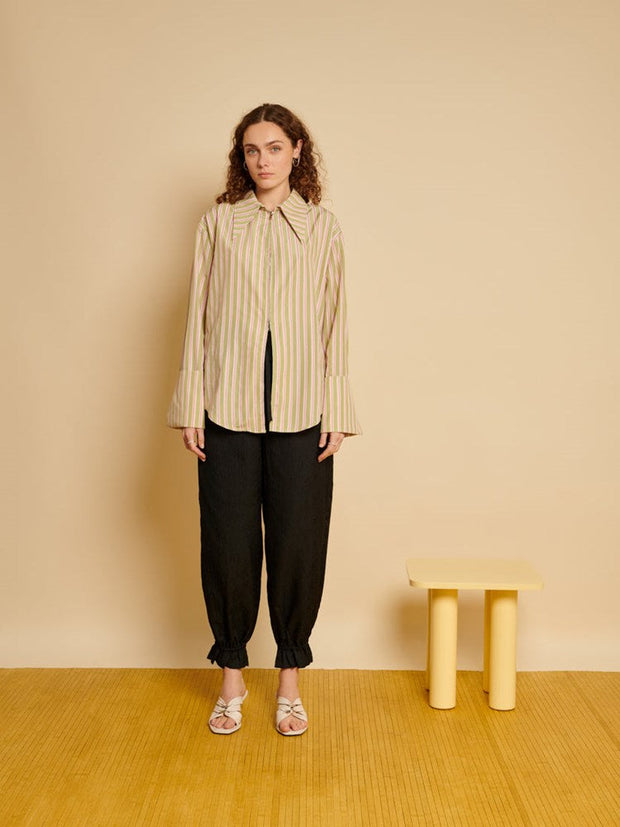 <b> Ghospell </b> Ester Stripe Shirt