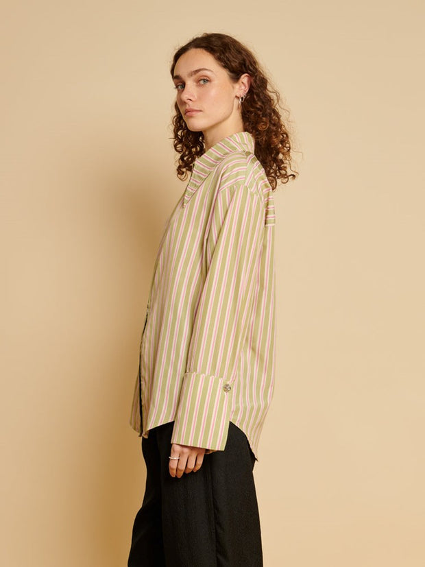 <b> Ghospell </b> Ester Stripe Shirt