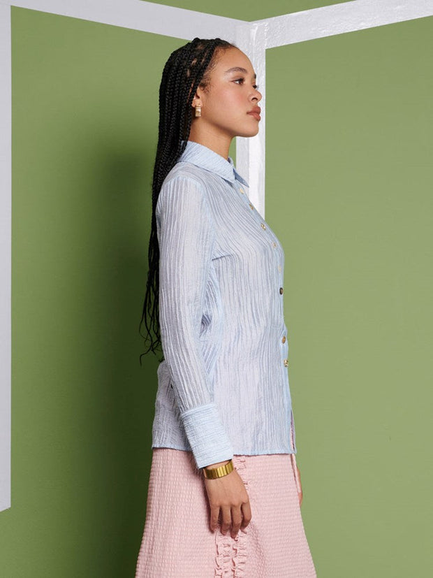 <b> Ghospell </b> Rebecca Fitted Shirt
