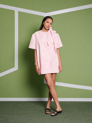 <b> Ghospell </b> Misty Wrap Mini Dress