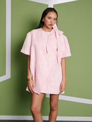 <b> Ghospell </b> Misty Wrap Mini Dress