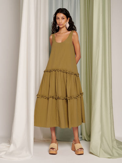 <b> Ghospell </b> Yala Midi Dress