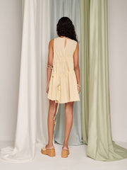 <b> Ghospell </b> Samira Stripe Mini Dress