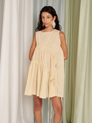 <b> Ghospell </b> Samira Stripe Mini Dress