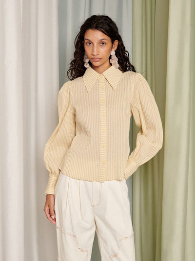 <b> Ghospell </b> Samira Stripe Shirt