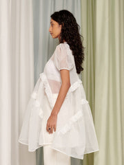 <b> Ghospell </b> Lennie Sheer Mini Dress