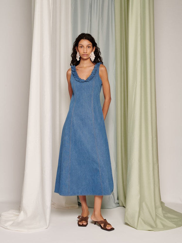 <b> Ghospell </b> Irene Midi Dress