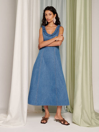 <b> Ghospell </b> Irene Midi Dress