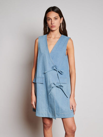<b> Ghospell </b> Beckett Denim Mini Dress