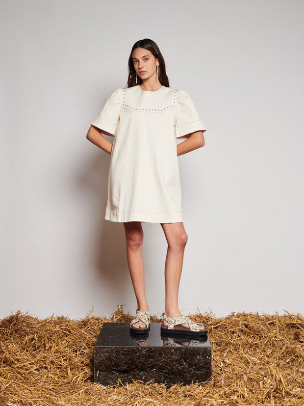 <b> Ghospell </b> Quincey Drill Mini Dress