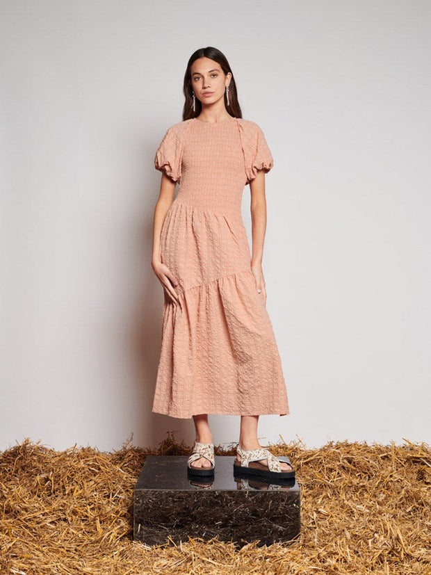 <b> Ghospell </b> Keziah Check Midi Dress