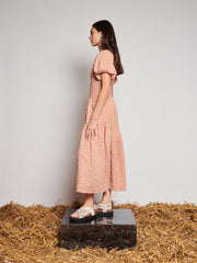 <b> Ghospell </b> Keziah Check Midi Dress