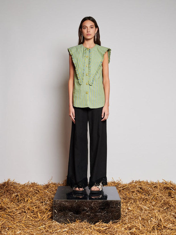<b> Ghospell </b> Josephine Stripe Shirt