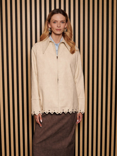 <b> Ghospell </b> Courtney Studded Jacket