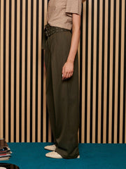 <b> Ghospell </b> Bettie Pinstripe Trousers
